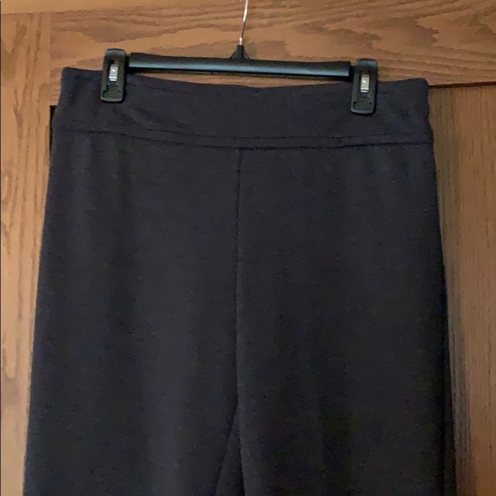 Navy blue heathered dress pants
